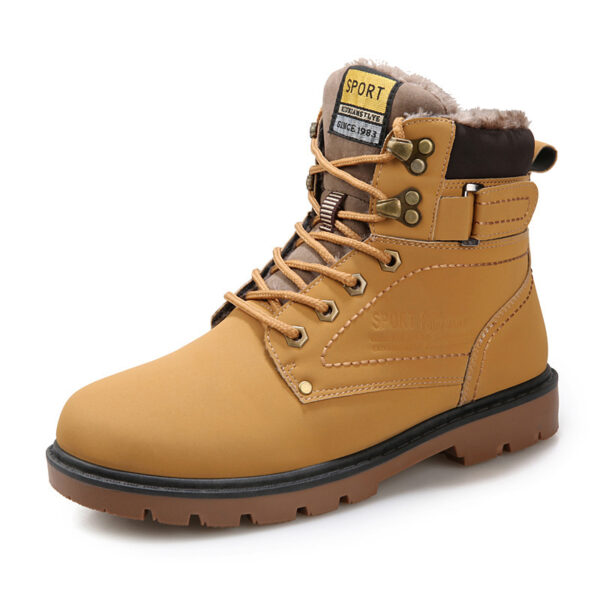 Work Clothes Shoes High Top Desert Shoes - Image 4