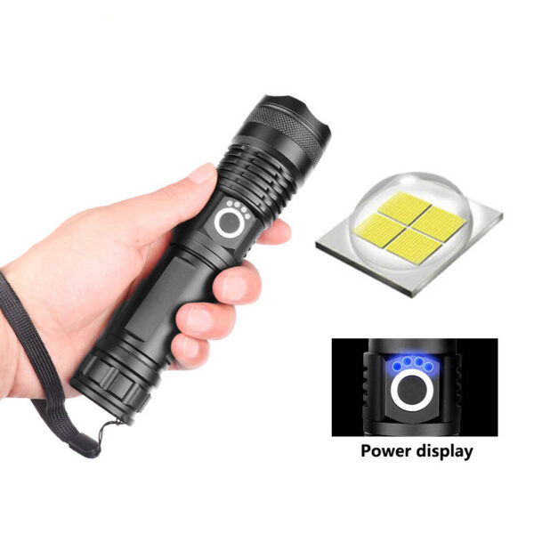 USB Charging Zoom P50 Flashlight - Image 5