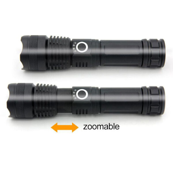 USB Charging Zoom P50 Flashlight - Image 10