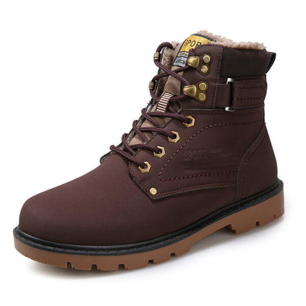 Work Clothes Shoes High Top Desert Shoes - Image 3