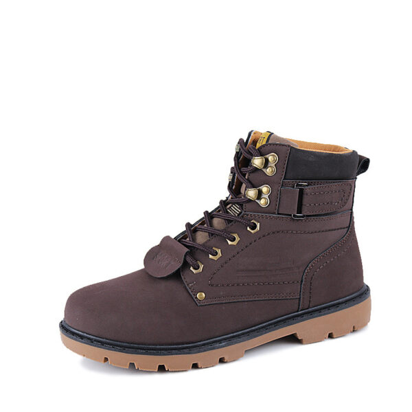 Work Clothes Shoes High Top Desert Shoes - Image 6