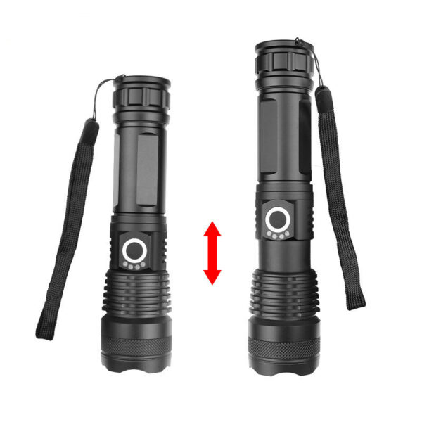 USB Charging Zoom P50 Flashlight - Image 8
