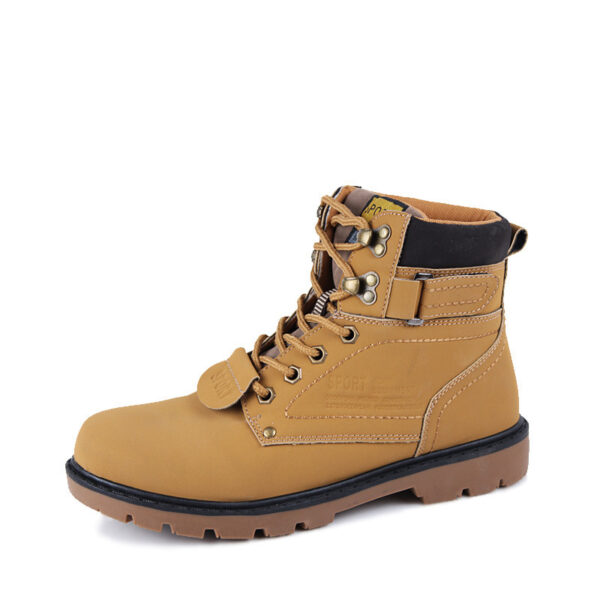 Work Clothes Shoes High Top Desert Shoes - Image 5